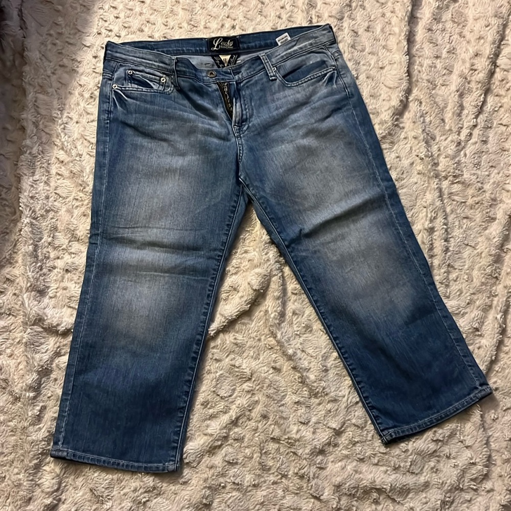 Lucky brand capri jeans size 12